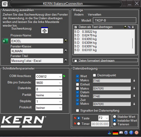 Software KERN BalanceConnection SCD-4.0-PRO-DL