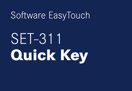 KERN EasyTouch SET-311 Quick Key