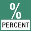 Percentage determination