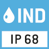 Visor: Proteção contra pó e salpicos de água IP68